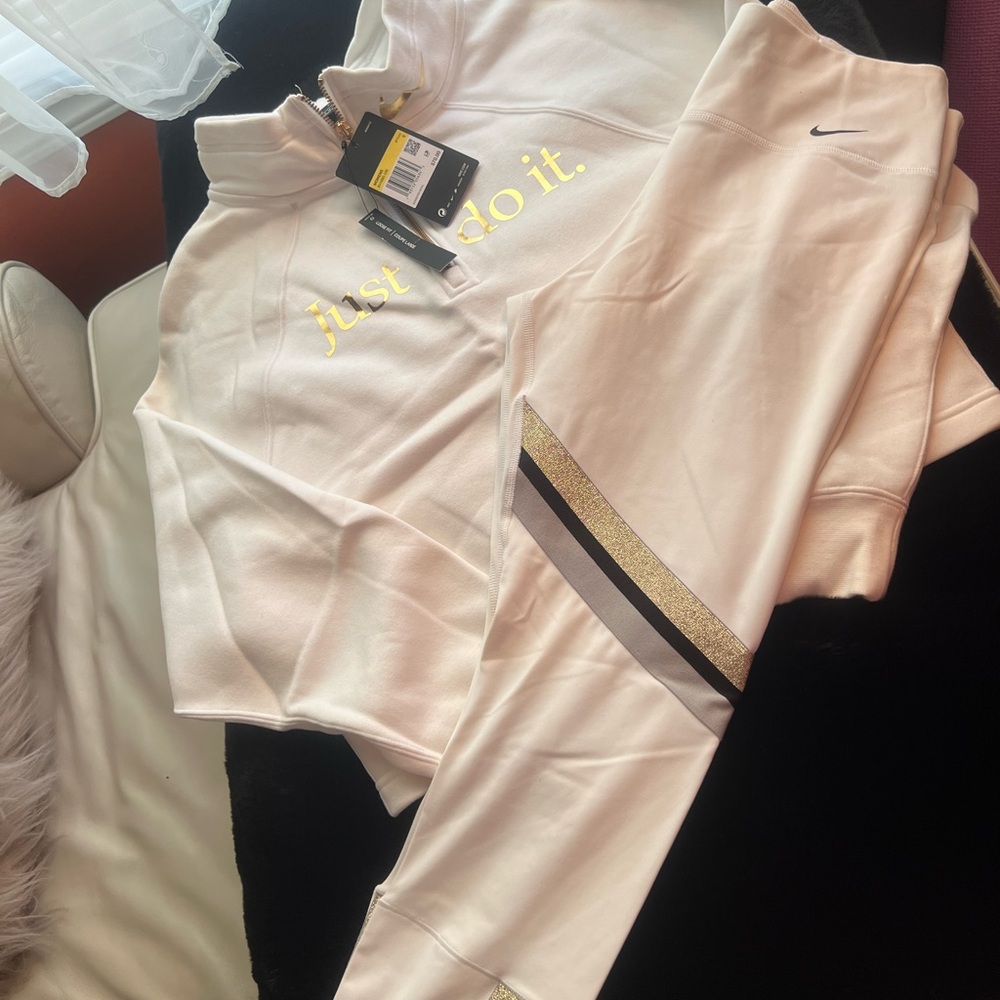 Nike Cream and Gold Tracksuit, priced to sell!